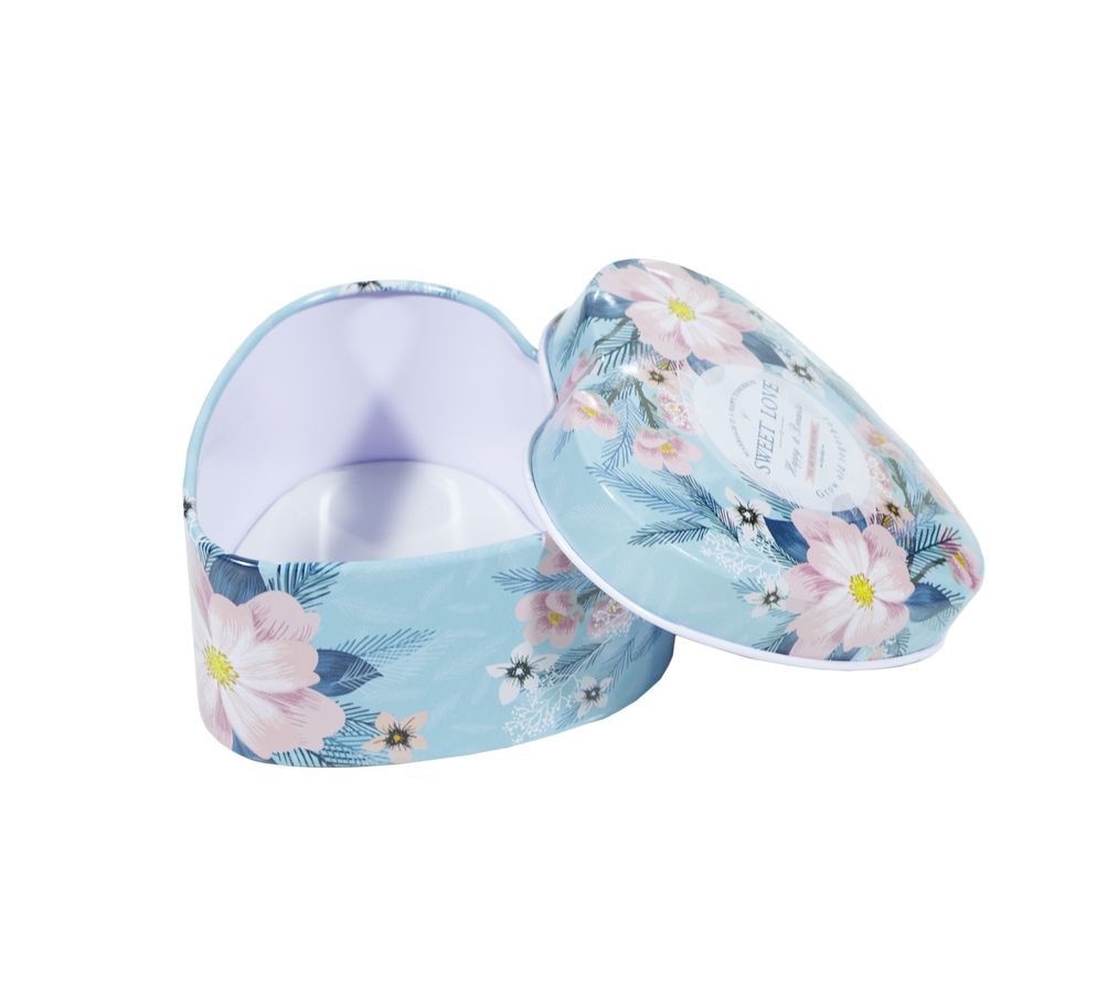 Подарункова коробка MT-006-2, металева, серце, 7.5x7.5x4cm (MT-006-2)