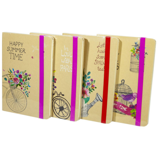 Блокнот на рез. "Букети" A5 P80 70g  COLOR/box (103938A5)