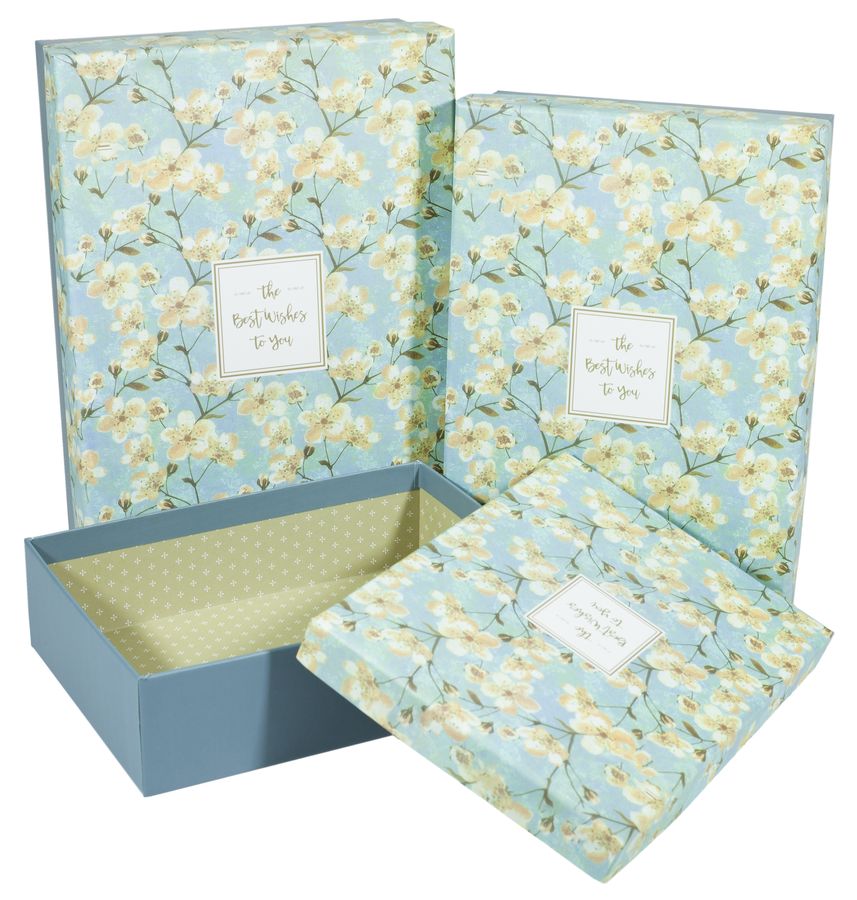 Коробки подарочные прямоугольные, в наборе -3шт., Unison, KKC-6 (KKC-6)