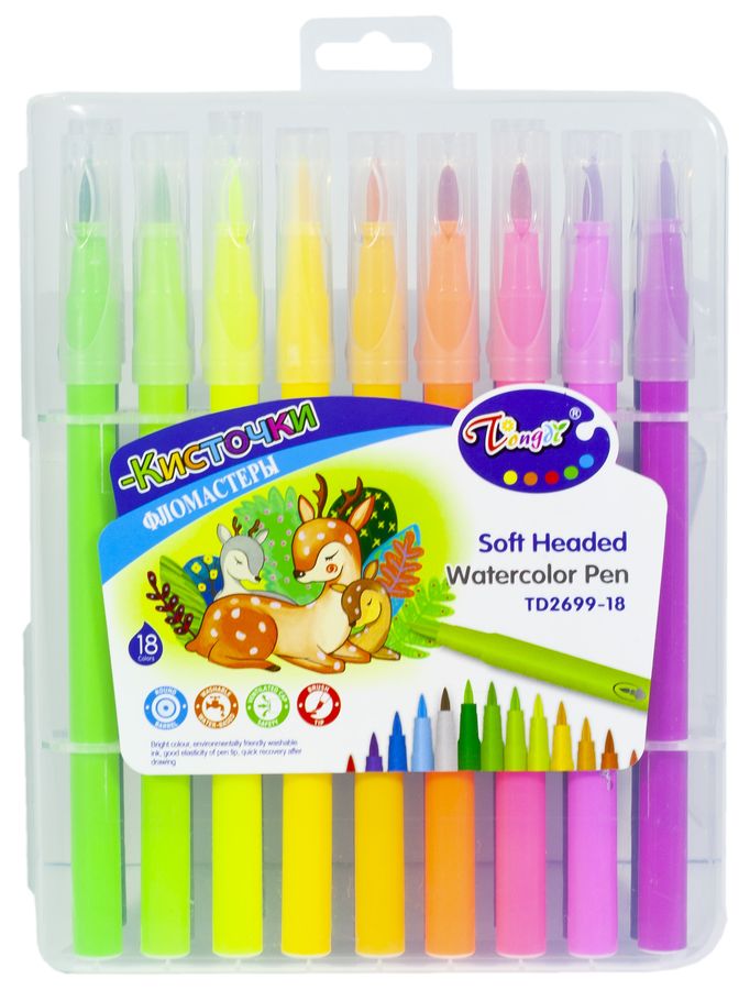 Фломастеры 18 цветов, TD-2699-18 (TD-2699-18)