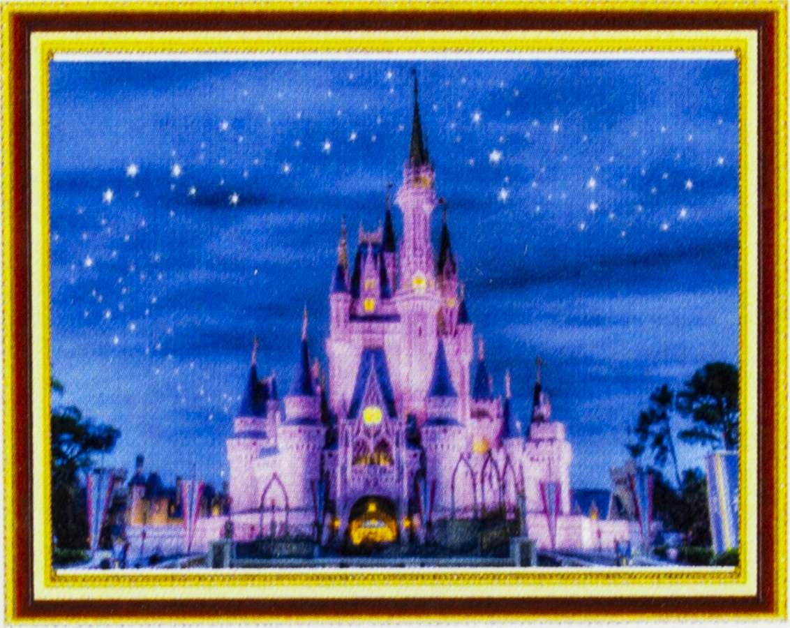 Алмазна мозаїка за номерами 30х40см "замок Діснея" в рулоні (72715-R)