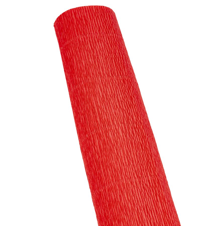 Бумага гофрированная 50 х 250см 180г Каралловый пион Красный Cartotecnica Rossi (20E5)