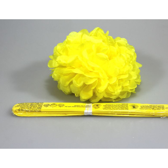 Помпоны декоративные бумажные 35см Разноцветный Unison (0815-24)