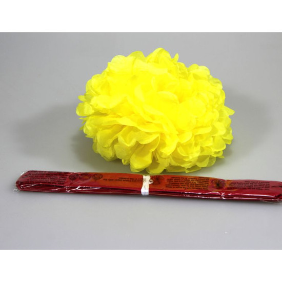 Помпоны декоративные бумажные 35см Разноцветный Unison (0815-24)