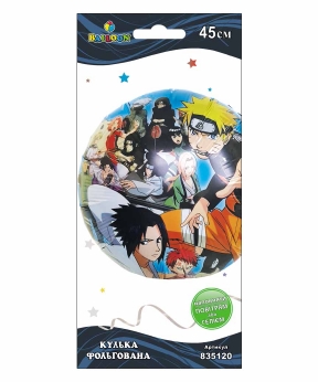 Шарик фольги. Pelican, NARUTO, 45см, 835120 Разноцветный Pelican (835120)
