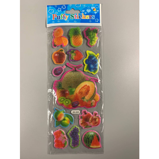 Наклейки 24х9 см Разноцветный Unison (SK-043)