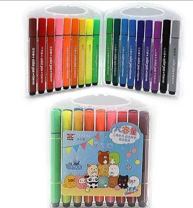 Фломастери треугольные 36шт Разноцветный Unison (81160-TC36)