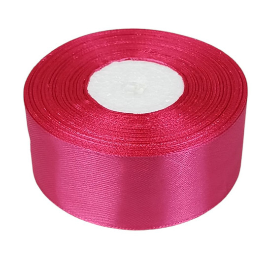 Атласна стрічка 4см (±5мм) x 33м Рожевий Unison (LA4033-14)