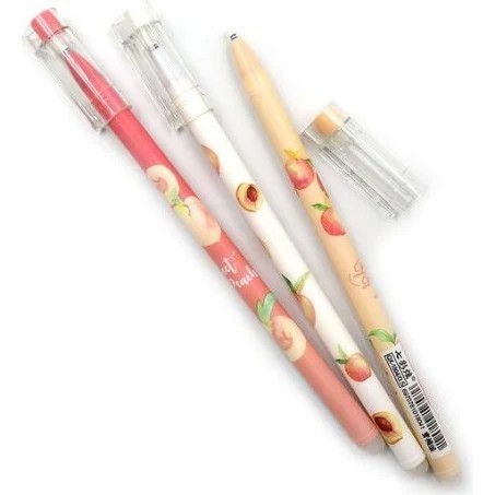 Ручка детская гель "пиши-стирай" "Apple" синяя (12шт/уп) Разноцветный Unison (QX-1804-2)