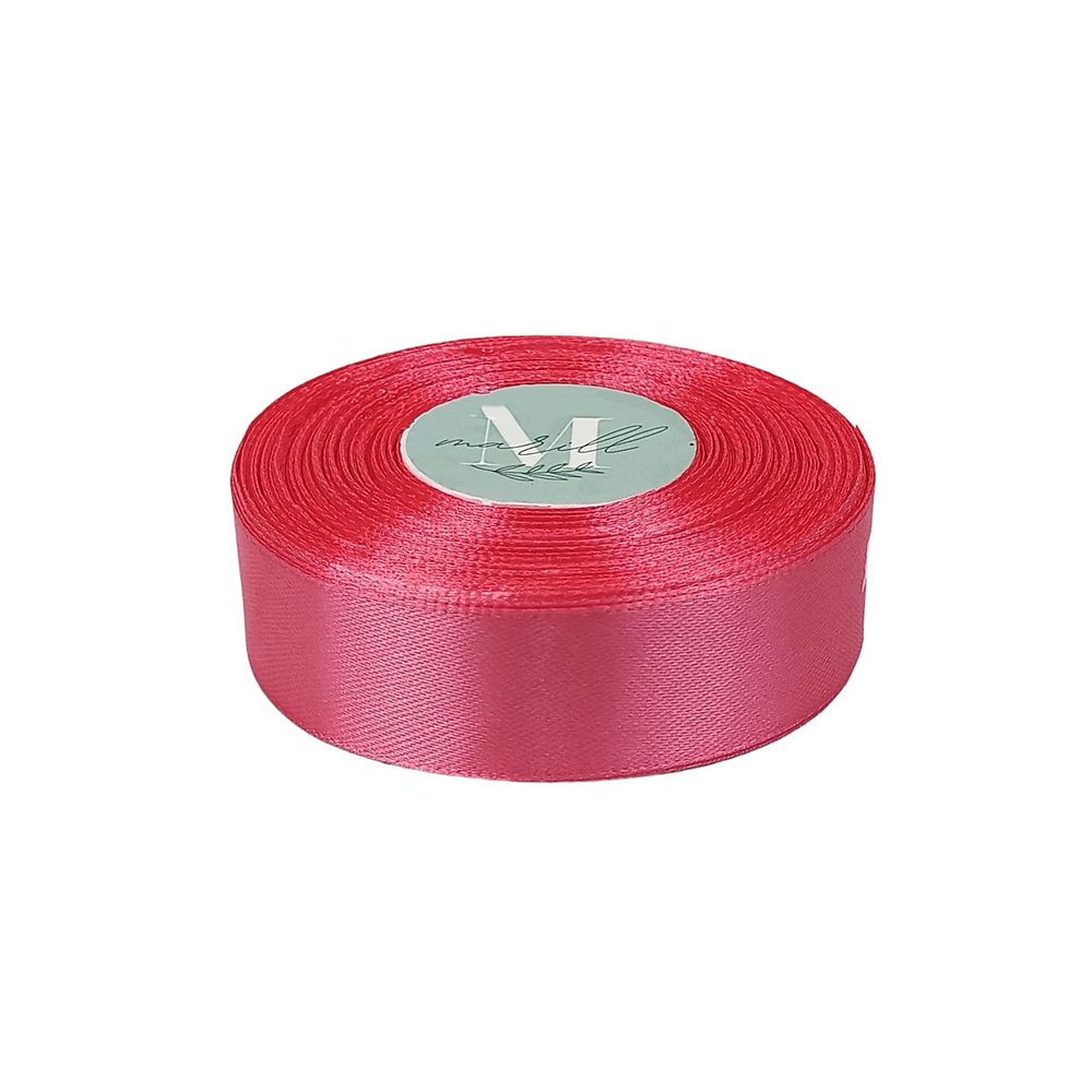 Атласная лента 2,5см x 33м Розовый Marill (LA2533-65)