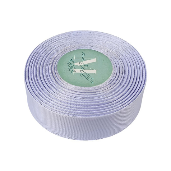 Репсовая лента 2,5см, 23 метра светло сиреневая (D00225-199)