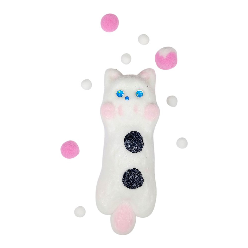 Іграшка-антистерес  Сквіші Таба Котик - пухнастик 13 х 3см, ароматизована - ваніль (713009)