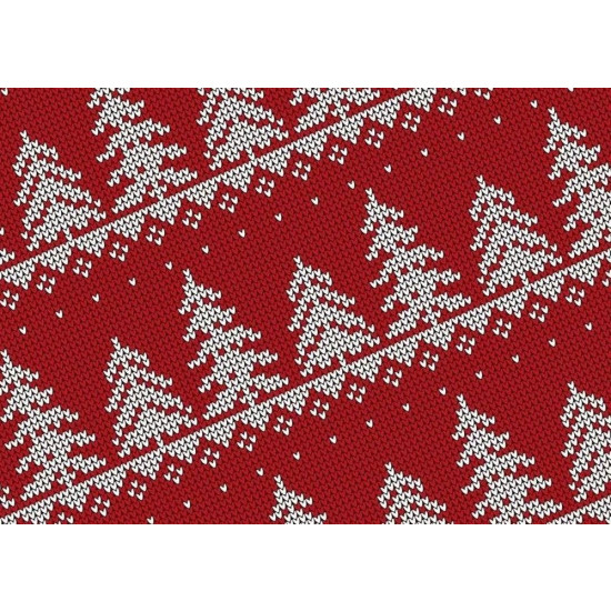 Бумага новогодняя для упаковки подарков 10 листов - 100 х 70 см 50г (PCZ10070-10-560)