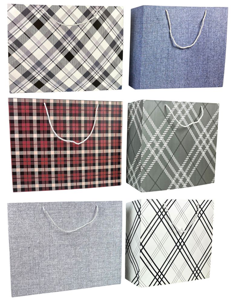 Пакет подарочный 47 х 35 х 15см,, 5 дизайнов Разноцветный Unison (KHD222)