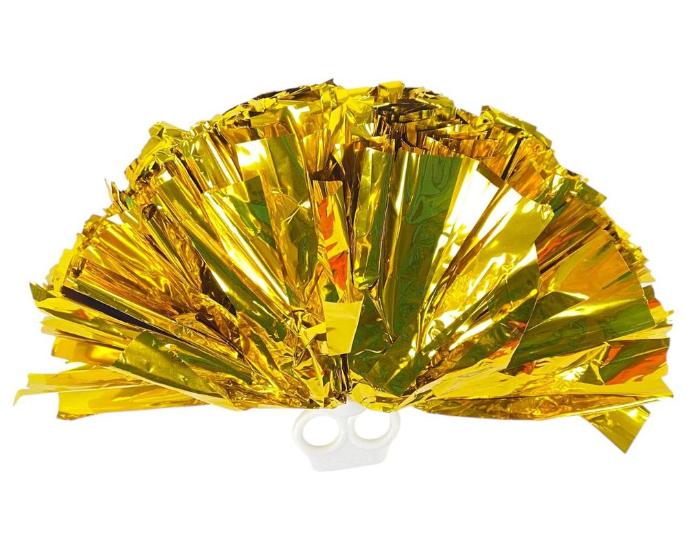 Помпони для танців та чирлідингу на кільцях, золоті (0815-200   gold)