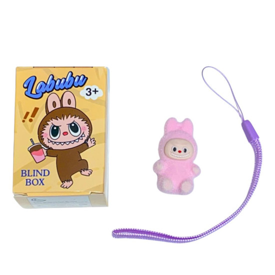 Брелок игрушка для ключей на рюкзак или сумку, Labubu-мини (микс) 4,5см (TCL-CN072)