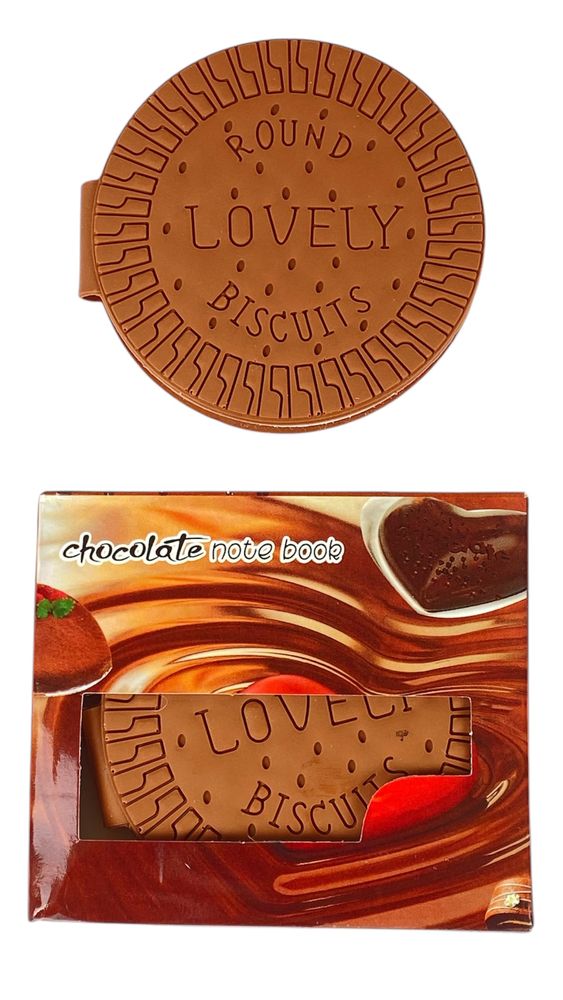 Блокнот 80 листов арома, "Печенье" 9,5см (8019.)
