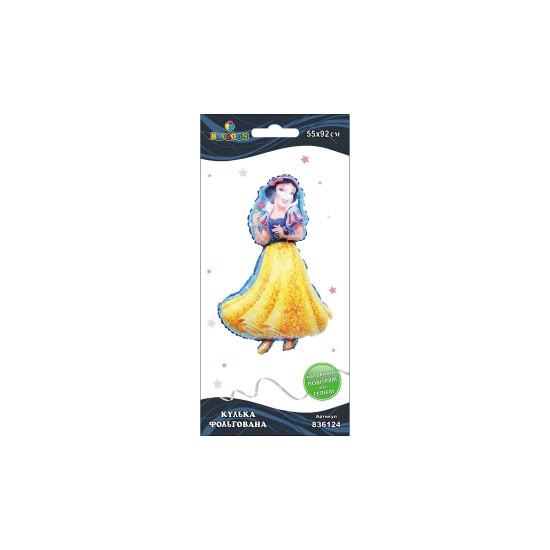 Шарик фольгированный Pelican, Красавица, 92см (836124)