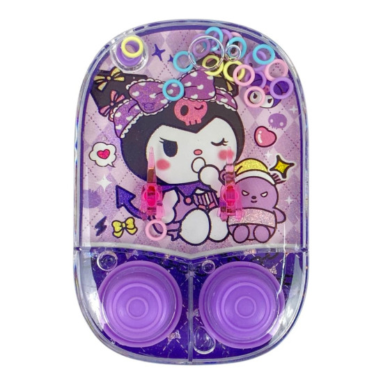 Игра водяная "Поймай колечко-Kuromi и друзья" две кнопки, 4 вида (2928-V-9)