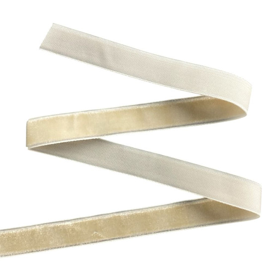 Бархатная лента  1,5 см х 50 ярдов Бежевый Marill (D00815- 01)