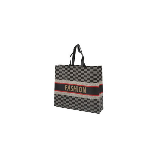 Сумка-шопер пластиковая 32 х 27 х 10см (63-1-5-1002)