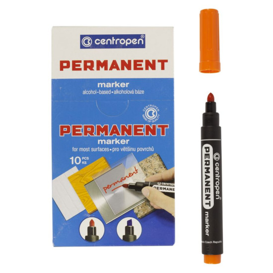 Маркер круглый Centropen 8566 оранжевый Centropen (8566 оранжевый)