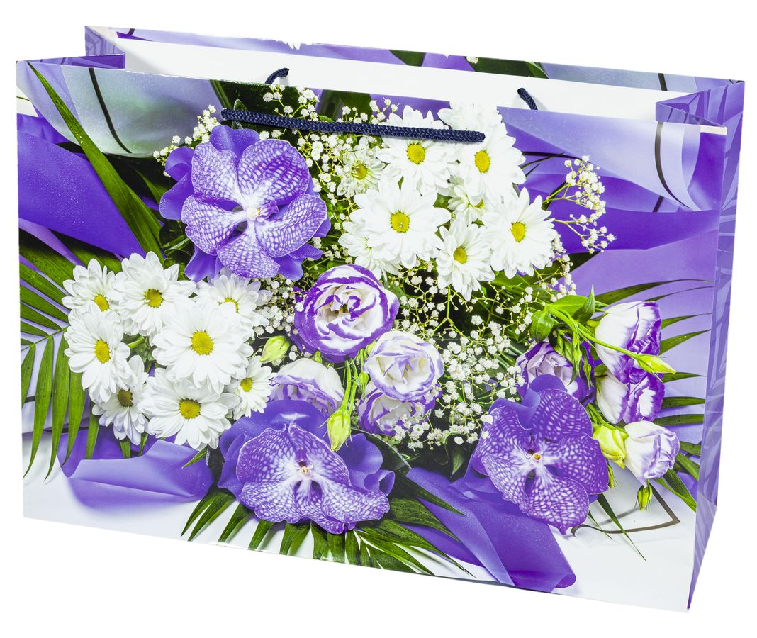 Пакет подарочный женская серия 150гр, 36 х 23 х 10см (12шт/уп) Unison (PVM362310W)