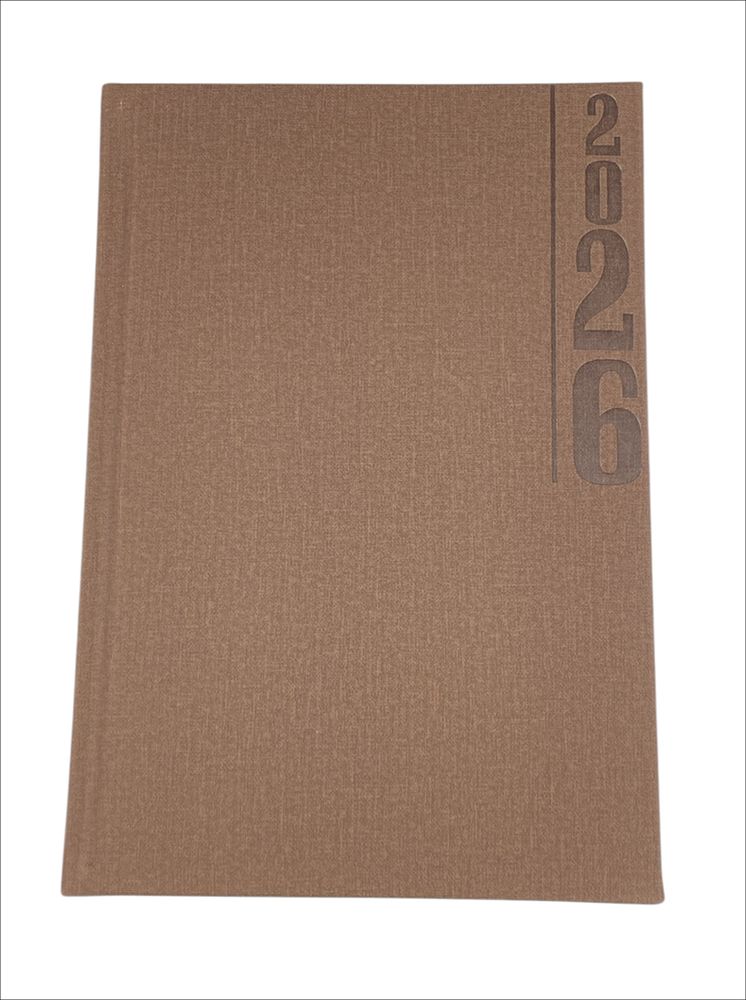 Ежедневник датированный линия "Simple" А5, 168 страниц Коричневый Unison (110126DL light brown)