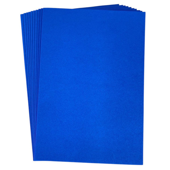 Фоамиран 20 х 30см, 1,5мм, 10 листов, Темно-синий Синий Josef Otten (15A4-7032)