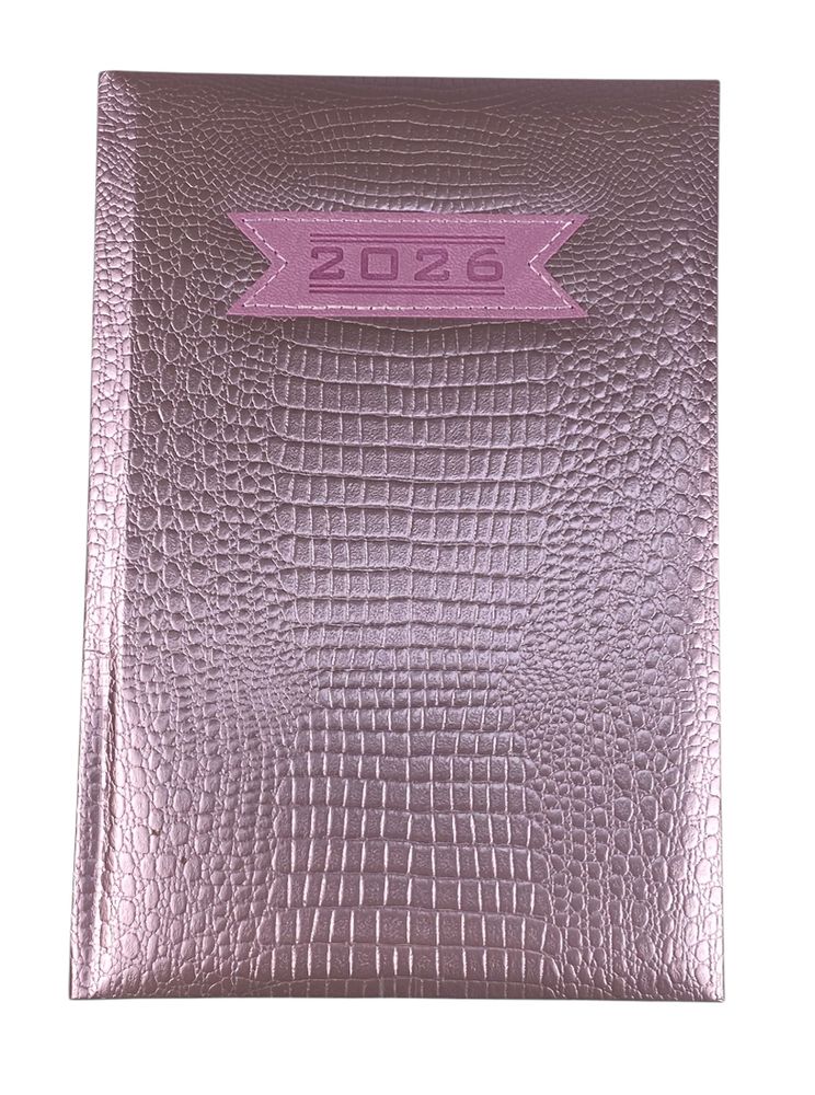 Ежедневник датированный линия "Кожа крокодила" А5, 168 страниц (110025DL lilac)
