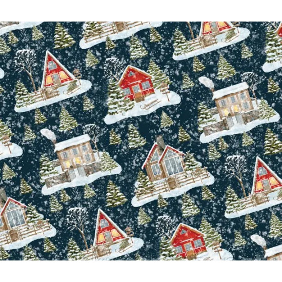 Бумага новогодняя для упаковки подарков 10 листов - 100 х 70 см 50г (PCZ10070-10-640)