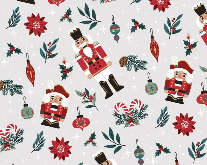 Бумага новогодняя для упаковки подарков 10 листов - 100 х 70 см 50г (PCZ10070-10-629)