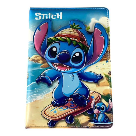 Блокнот-антистресс А5 96 листов, обложка 3D "Стич" 13 х 19см, цветные листы (SC-22-1)