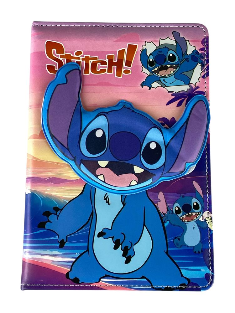 Блокнот-антистресс А5 96 листов, обложка 3D "Стич" 13 х 19см, цветные листы (SC-22-1)