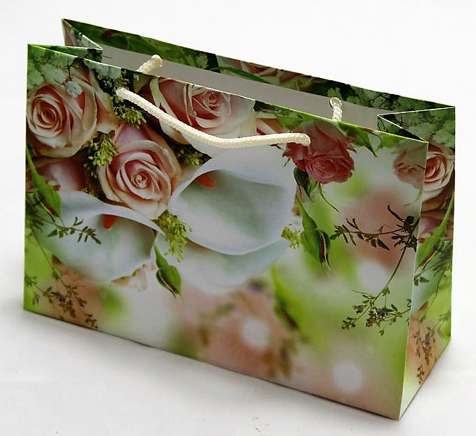 Пакет подарочный женская серия 130гр, 18 х 11 х 5см (12шт/уп) Unison (PVM181105W)