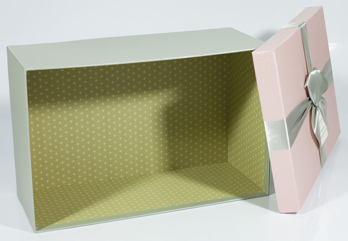 Подарункова коробка 09195-28, прямокутна рожева з сірим, 32х21х13.5cm/29х18х11.5/26х15х9.5cm   3шт. в наборі (09195-28)