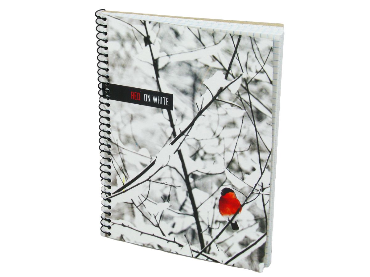 Блокнот А5 картон, #, бічна пружина , 100арк., 15х20см (БСБ-100)