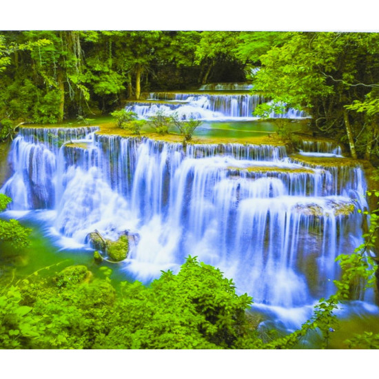 Картина за номерами 40 х 50см "Водопад" Різнокольоровий Unison (9248)