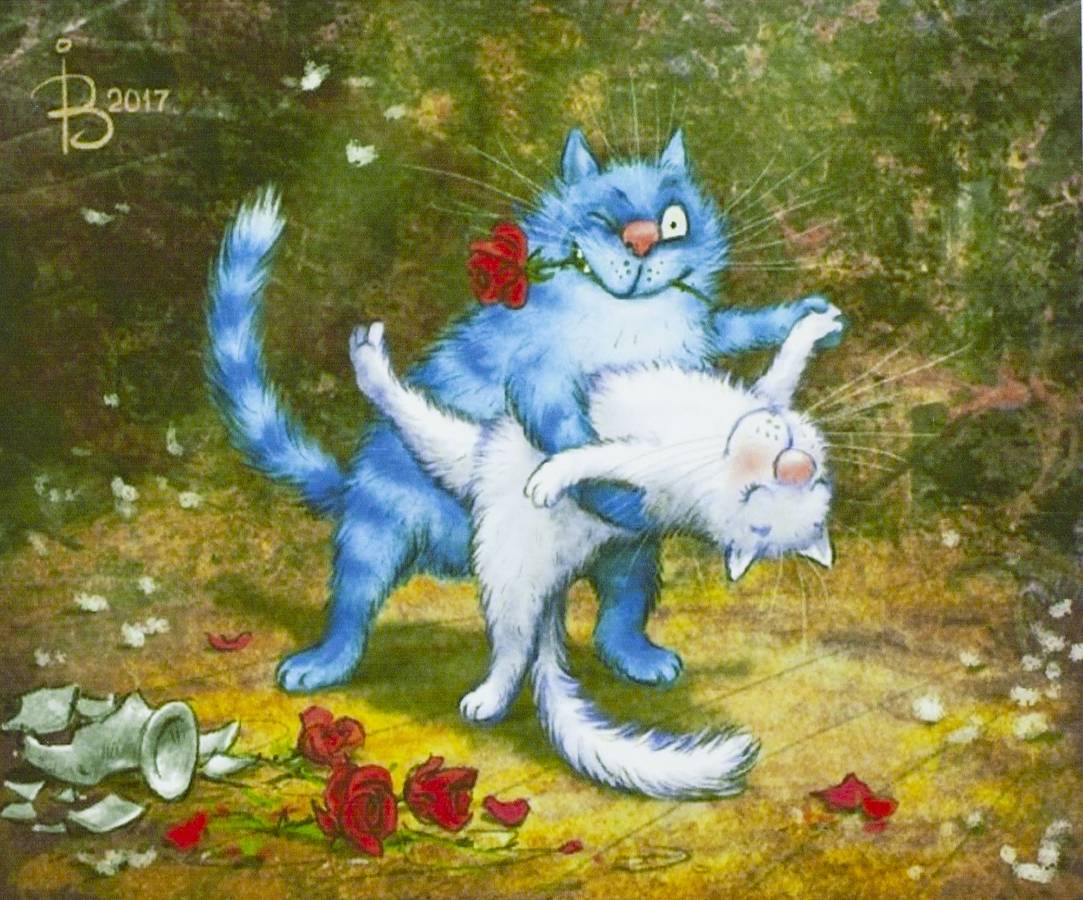 Картина по номерам "Кошечки" 40*50см,крас.-акрил,кисть-3шт. (5079_B)