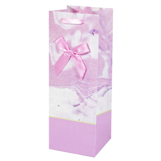 Пакет подарочный  29 х 10,5 х 10см (12шт/уп) Розовый Unison (BD-2.)