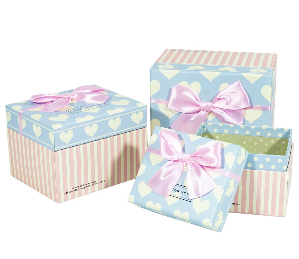 Коробки подарочные прямоугольные, в наборе -3шт., Unison, CZ01-7 (CZ01-7)