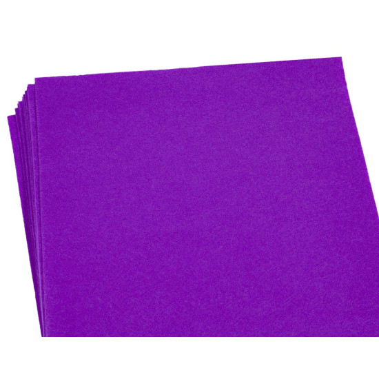 Фетр Medium MHQ170-008  20 * 30см,  10 аркушів, 1.2мм, яскраво фіолетовий (170MHQ-049)