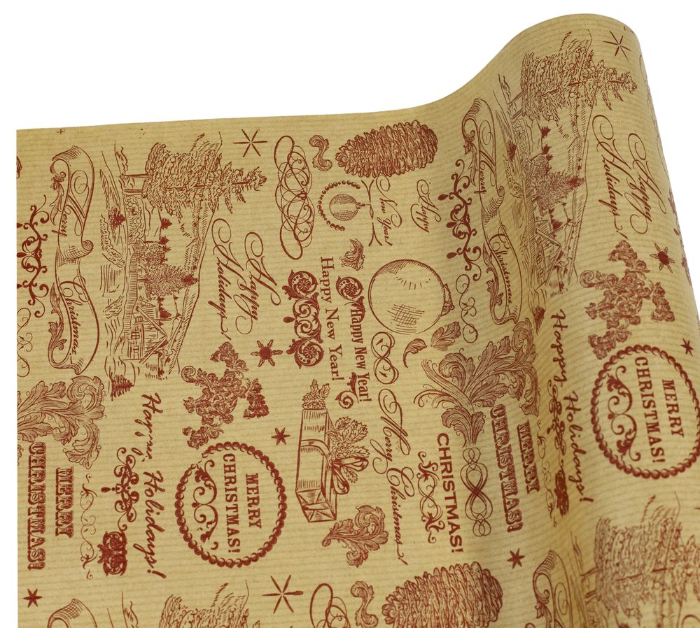 Бумага упаковочная крафт-двосторонний 0,7 х 7м (Пт 466.4)