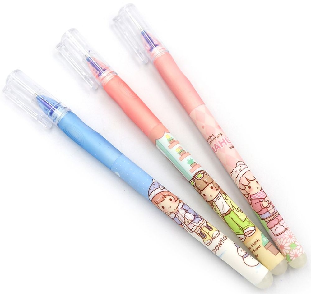 Ручка "пиши-стирай"  Aodemei "Mahua" 0,38мм, синяя, 12шт/уп Разноцветный Без бренда (34216)