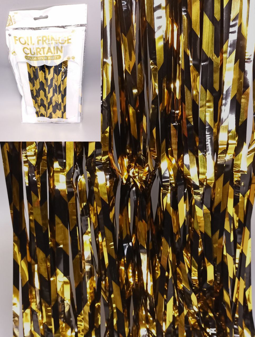 ФОТОЗОНА 2 х 1м, золото з чорним Різнокольоровий Unison (KUK-2011)