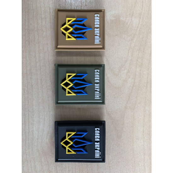 Декор на липучке 39 х 32мм Черный Unison (1205 black)