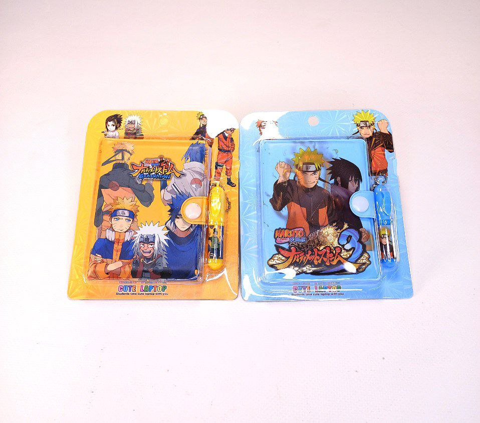 Блокнот 45л на кнопке ПВХ + ручка-брелок 8 х 10см "Аниме" Разноцветный Unison (Е-001-H)