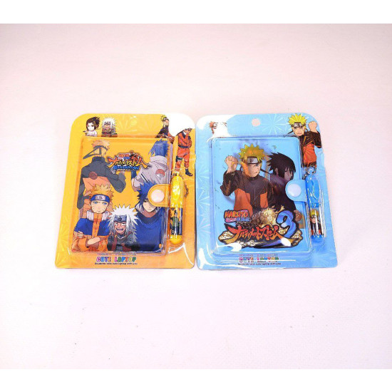 Блокнот 45л на кнопке ПВХ + ручка-брелок 8 х 10см "Аниме" Разноцветный Unison (Е-001-H)