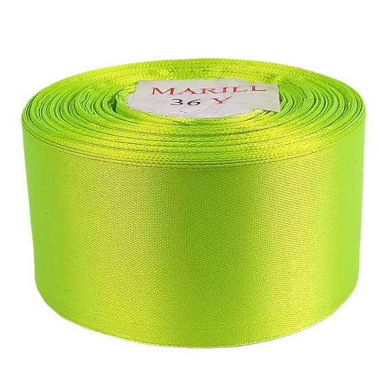 Атласная лента 5см (±5мм) x 33м Зеленый Marill (LA5033-57)