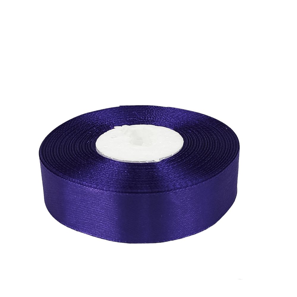 Атласна стрічка 2,5см x 33м Фіолетовий Marill (LA2533-182)